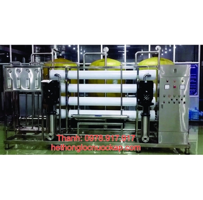 HỆ THỐNG SẢN XUẤT NƯỚC TINH KHIẾT 18.000 LIT/H