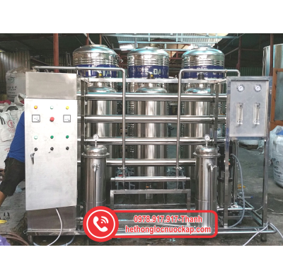 HỆ THỐNG SẢN XUẤT NƯỚC TINH KHIẾT 2.000 lit/h